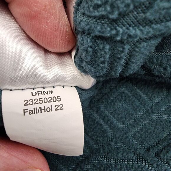 Eddie Bauer Women Sweatshirt Size TL Quest Fleece Funnel Neck Pullover Thumbhole - Picture 10 of 10